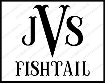 fishtail font svg